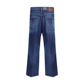 Dsquared² Blue Cotton Relaxed Fit Jeans